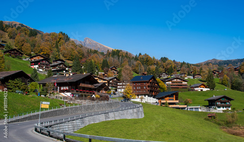 Beautiful village of Grindelwald, Switzerland