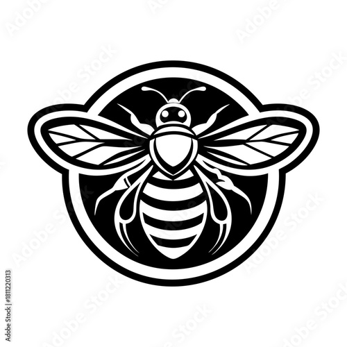 Filled style icon depicting a pollinator symbol