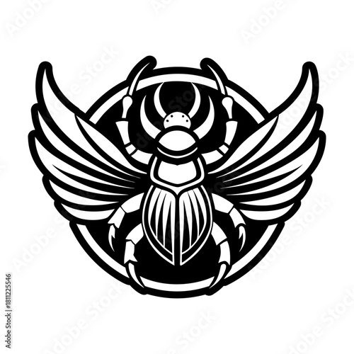A glyph style icon of weevil logo