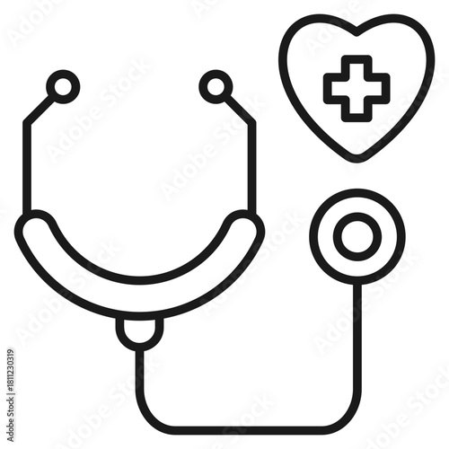 Health Saving Account Outline Icon