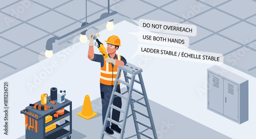 Electrical Safety and Best Practices Illustration