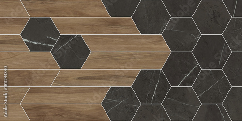 Fototapeta Naklejka Na Ścianę i Meble -  Geometric Natural Texture Decor