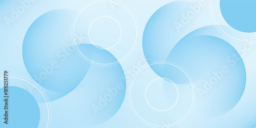 Abstract geometric background gradient soft light blue bokeh for Graphic Business background hitech technology digital design illustration web template background backdrop desktop wallpaper bubbles
