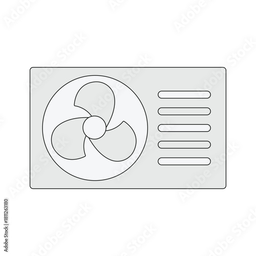 illustration of air conditioning unit