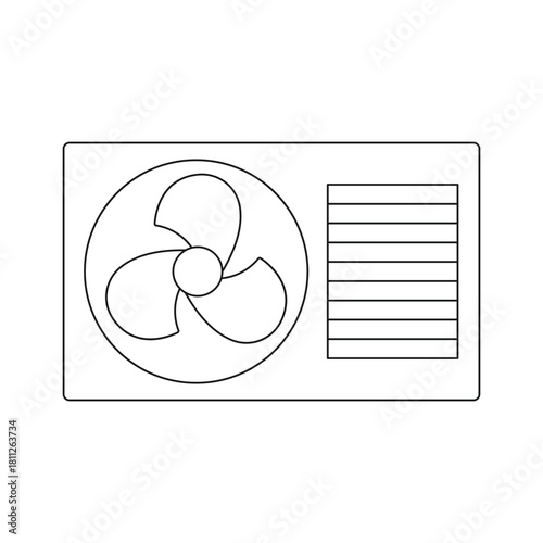 illustration of air conditioning unit