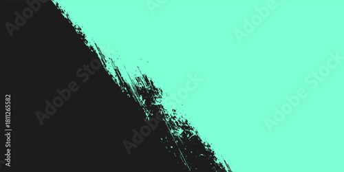 Vector background with burgundy and yellow gold grunge texture. Abstract two tone design, rough brushstroke divide. Ideal for bold banners, classic themes or sports concepts