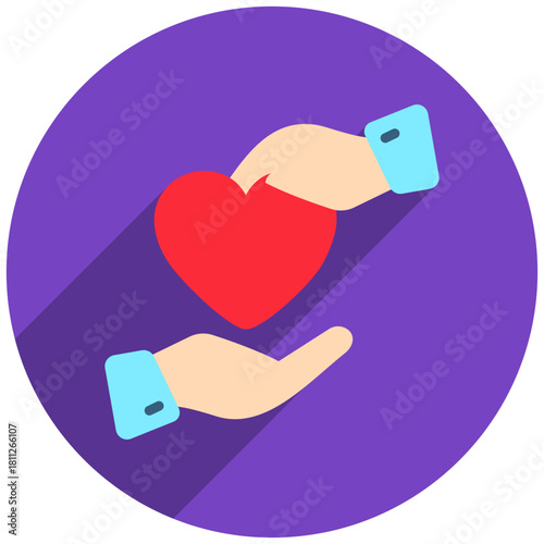 Kindness Mini Illustration Icon. Use For Modern Concept, Print, Ui, Ux Kit, Web And App Development. Vector Related To Business Finance, Management And More