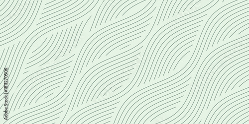 farm green banner, organic abstract background with fields. wavy green lines, natural organic products. ecology background. striped farmer green Pattern