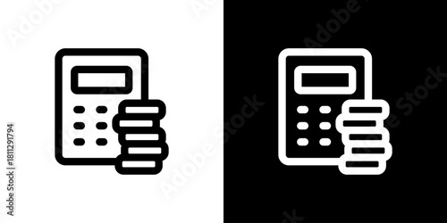 電卓とお金のアイコン
