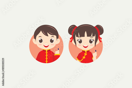 Vector illustration of Malaysian people on General Election Day Concept. Voter fingers with blue ink marked on nail