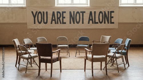 A Circle of Empty Chairs and 