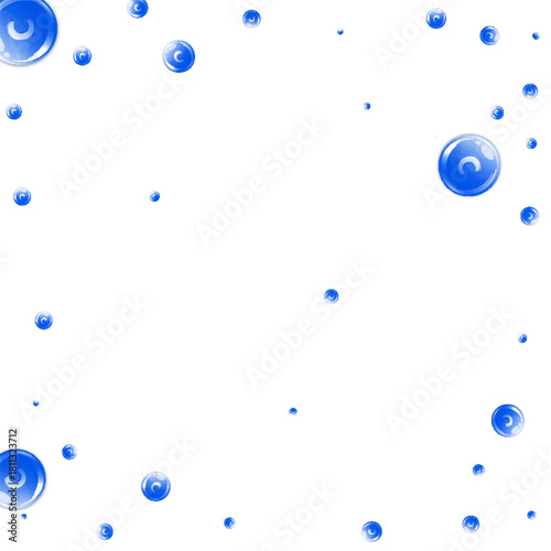 Vitamin C round capsules scattered randomly.