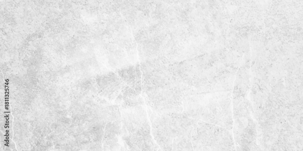 Naklejka premium Abstract white stone concrete floor or old cement grunge background, marble texture surface white grunge wall. Panorama blank concrete white rough wall for background, beautiful white wall surface. 
