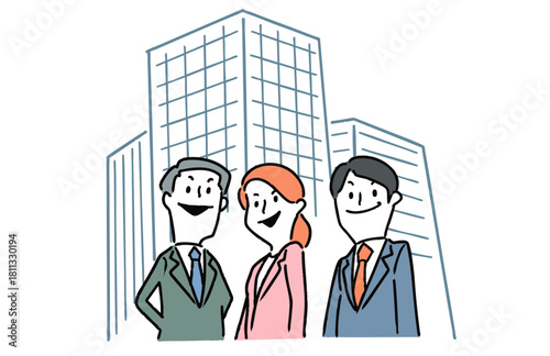 会社員イラスト