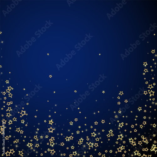 Starry night fairy tale background.