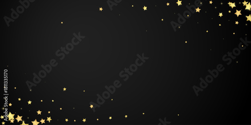 Magic stars vector overlay.  Gold stars scattered