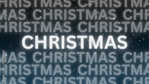 Christmas Glow Title Blue