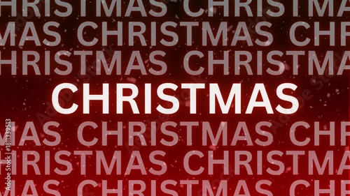 Christmas Glow Title Red