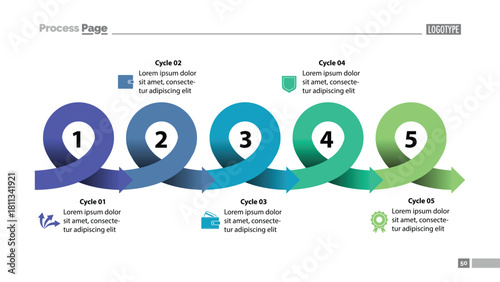 Five Points Strategy Slide Template