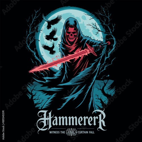 Skulls typography vector t-shirt design print