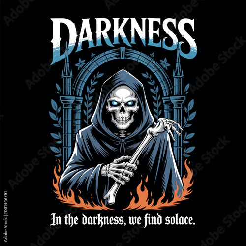 Skulls typography vector t-shirt design print