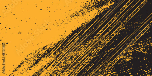 Gradations and long strokes create the impression of fast movement