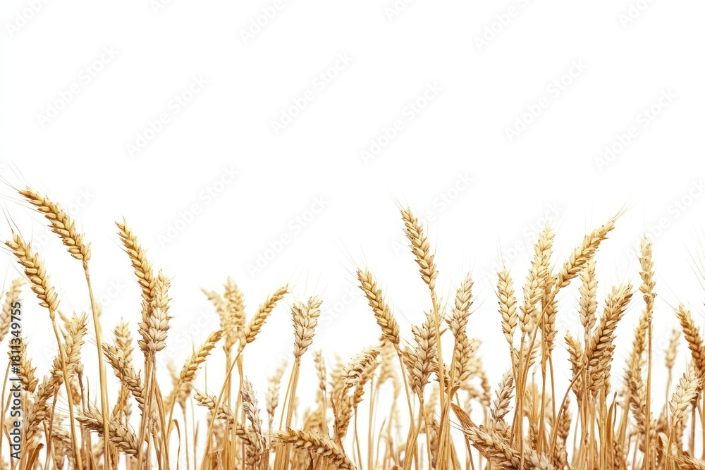 Fototapeta premium Wheat landscape wheat background field.