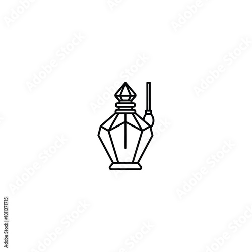 Ornate Oud Perfume Bottle Icon