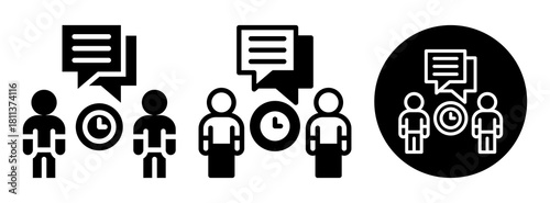 Interactive Session Icon Collection Glyph & Mixed Style