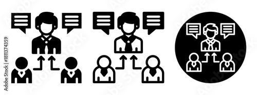 Representative Icon Collection Glyph & Mixed Style