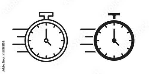 Express icons of black colored in various styles