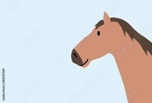 馬, 年賀状, 正月, 和風, 和柄, うま, 動物, イラスト, 干支, 年末, 新年, ベクター