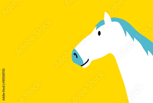 馬, 年賀状, 正月, 和風, 和柄, うま, 動物, イラスト, 干支, 年末, 新年, ベクター, シルエット