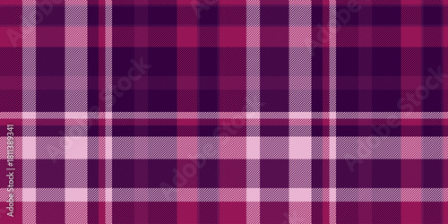 Sketch pattern texture tartan, form plaid background check. Elegant fabric seamless vector textile in dark and pink colors.