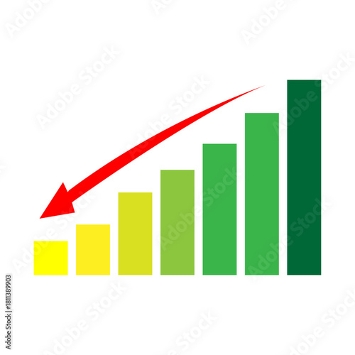 Free Download Growing graph set. Business chart with arrow. Growths chart collection. Profit growing sumbol. Progress bar. Bar diagram. Growth success arrow icon. Progress symbol. Chart increase - stock vector. 1 - GFXLoad