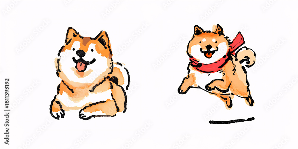 Obraz premium 柴犬