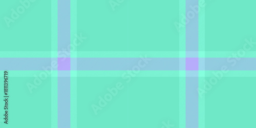 Club seamless plaid textile, variety tartan check background. Bag fabric vector texture pattern in teal and indigo colors.