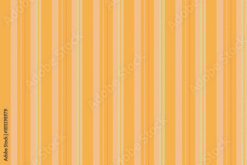 Suit seamless background lines, variation fabric texture vector. Unique stripe vertical textile pattern in light and amber colors.