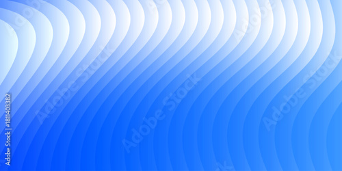 Neon ribbed fractal glass 3d background. Holographic vertical stripe pattern with vibrant purple blue yellow gradient. Abstract black bg, iridescent texture lines in radiant colors. 3D illustration