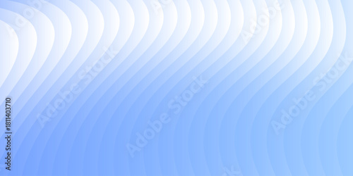 Neon ribbed fractal glass 3d background. Holographic vertical stripe pattern with vibrant purple blue yellow gradient. Abstract black bg, iridescent texture lines in radiant colors. 3D illustration