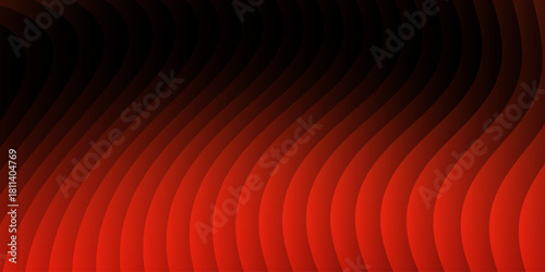 Neon ribbed fractal glass 3d background. Holographic vertical stripe pattern with vibrant purple blue yellow gradient. Abstract black bg, iridescent texture lines in radiant colors. 3D illustration