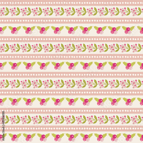 Floral christmas birthday spring seamless pattern digital paper background for cards, posters, textiles. Girly pattern