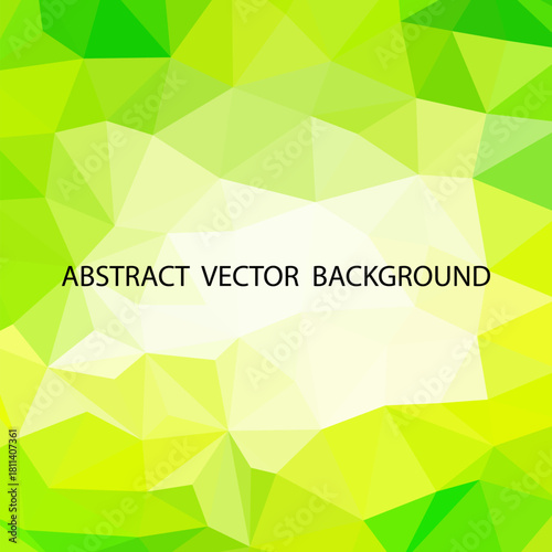 abstract vector green geometric background. eps 10