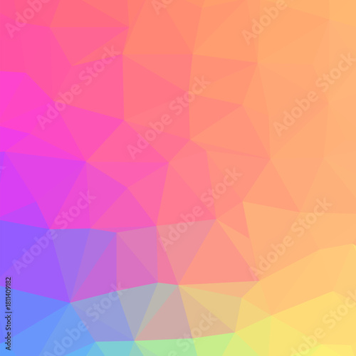 Colorful bright geometric background. Raster Illustration. eps 10