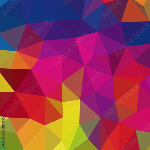 abstract vector colorful triangles background. eps 10
