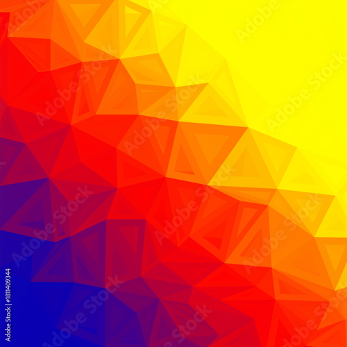 color triangles. geometric pattern. polygonal style. eps 10