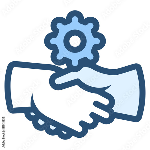 business partnership icon