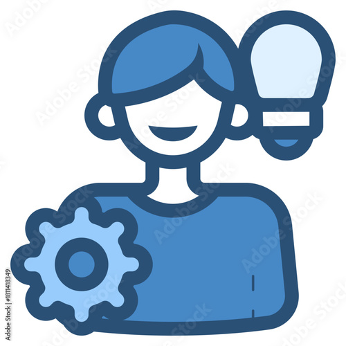 male entrepreneur icon