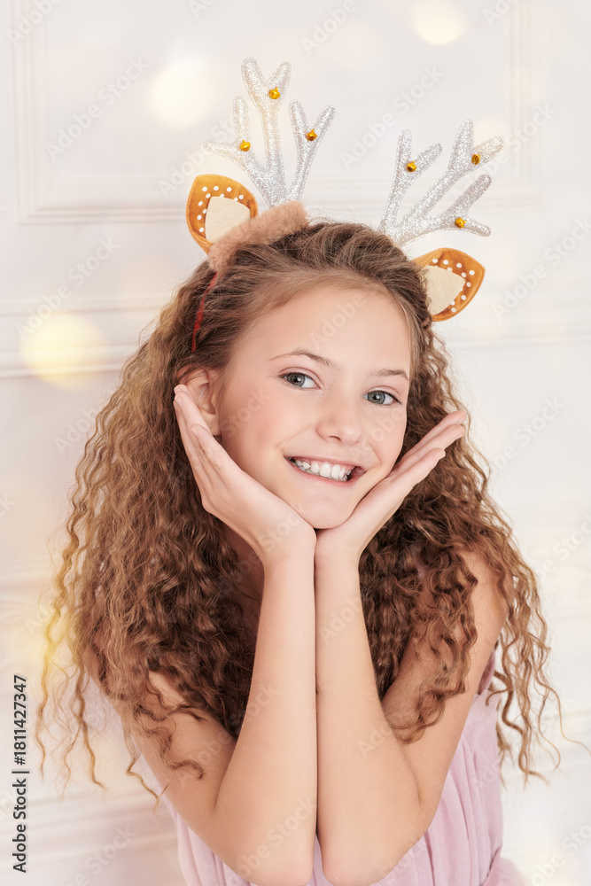 Naklejka premium Reindeer Winter Charm