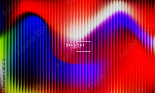 Futuristic neon gradient pattern with diagonal glowing lines blending smooth and radiant colors. Minimalistic abstract dark background perfect for creative digital tech designs. Vector illustration 